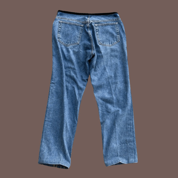 Dkny Denim - DKNY Straight Jeans | Medium Wash | Size 12 | Vintage Y2K